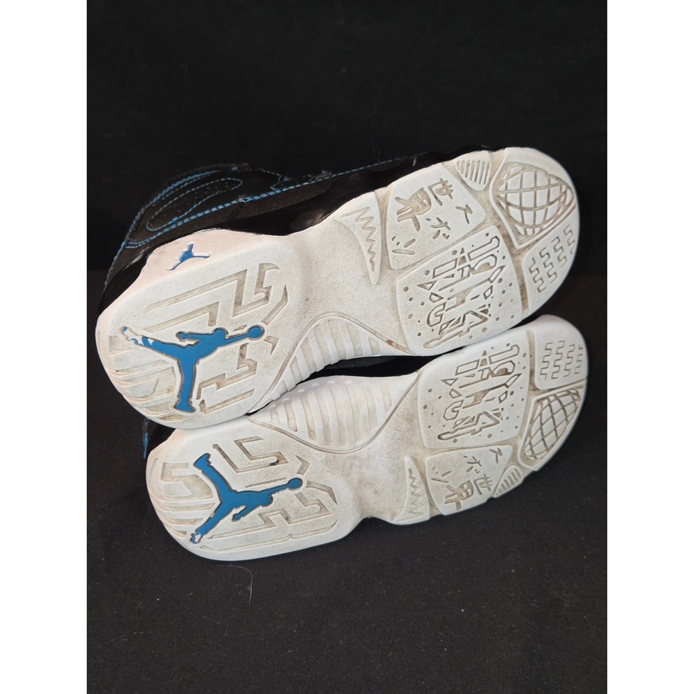 Air Jordan 9 Retro Black Blue Toddler Basketball Sneakers Shoes Size‎ 9C - Picture 8 of 10
